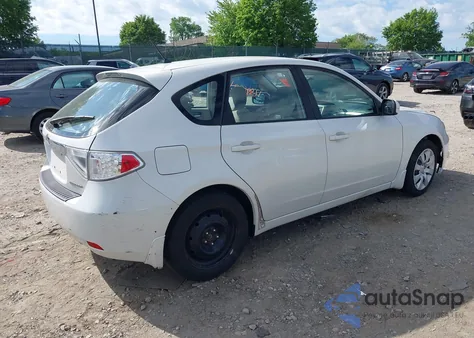 2009 Subaru Impreza 2.5I z USA, uszkodzony, nr VIN JF1GH61689H818402